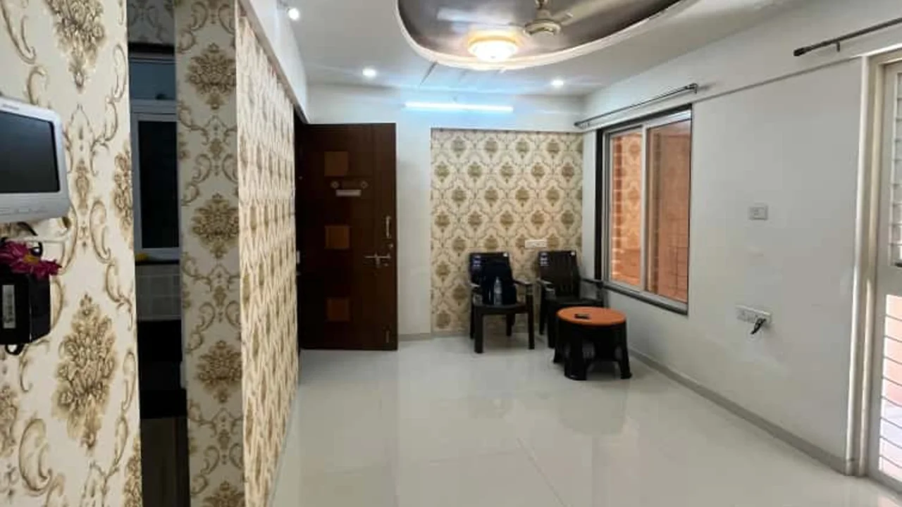2BHK Appartment for rent in Silver land Residency Ph-2 Ravet Pune 